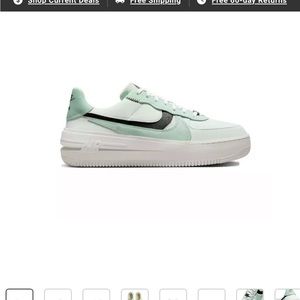 Nike Wmns Air Force 1 PLT.AF.ORM Barely Green/Enamel green